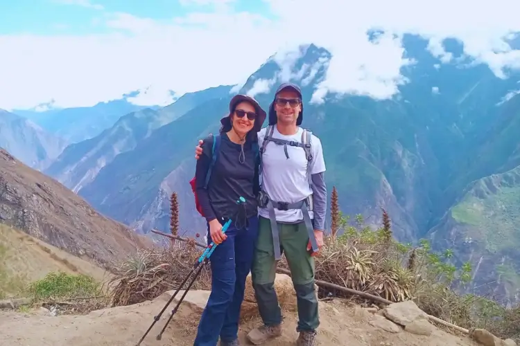 Choquequirao Trek 7 Days - hikers exploring the Choquequirao ruins in the Andes mountains of Peru